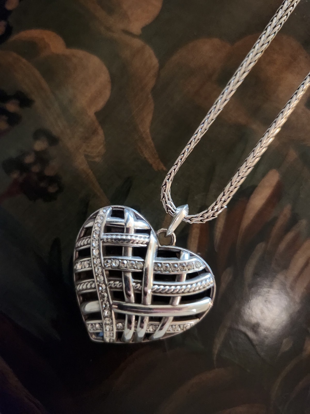 Brighton Neptune’s Rings Convertible Reversible Heart Necklace. NWOT