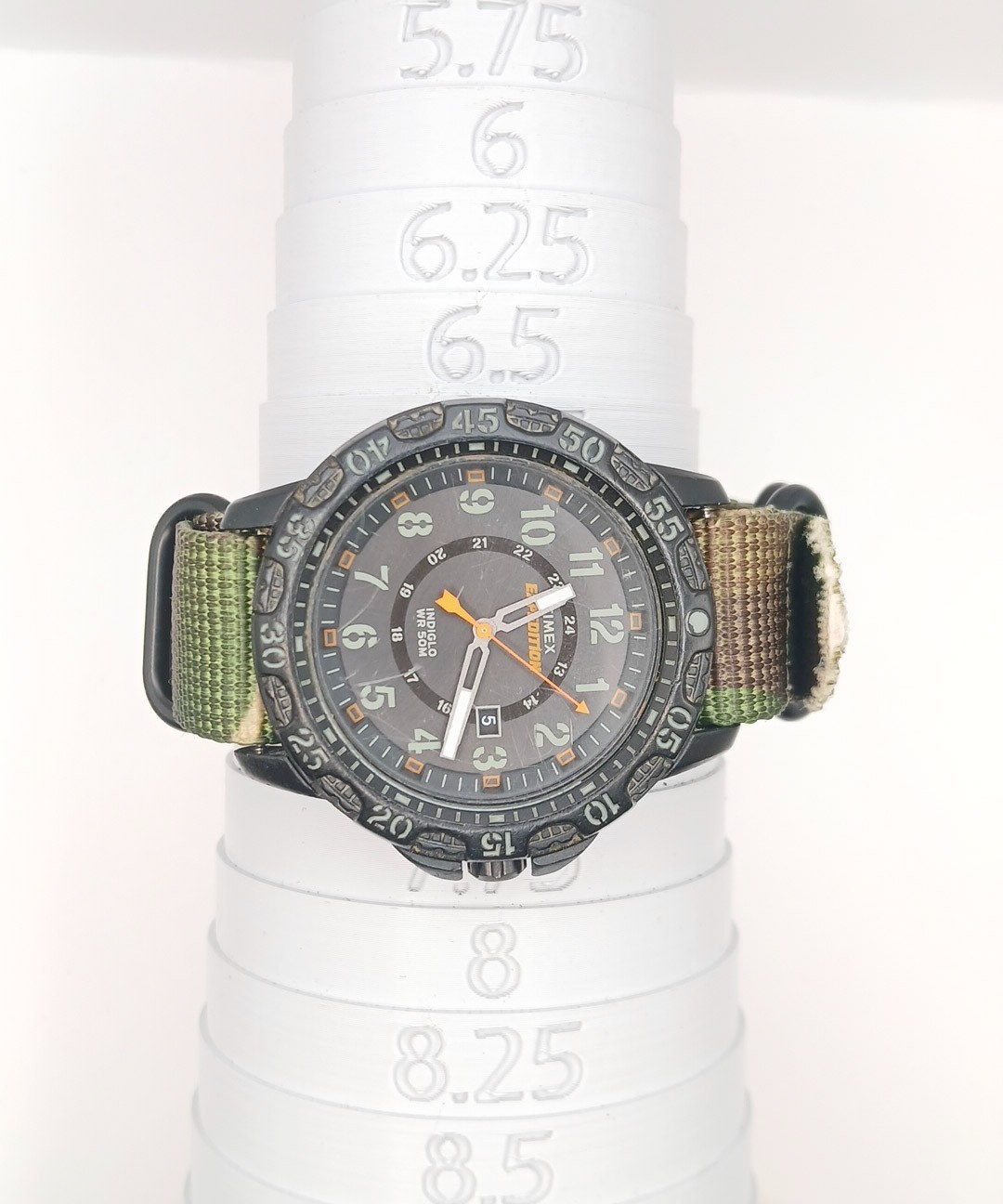 Timex Expedition Tactical Watch – Camouflage Nylon Strap – Black Case – Indiglo