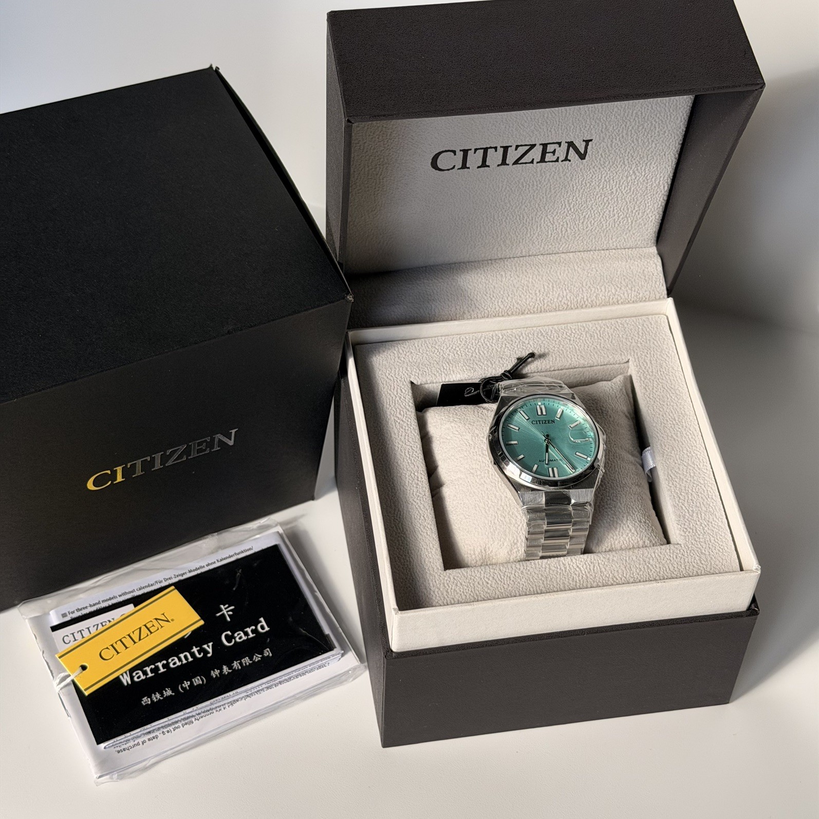 Citizen Tsuyosa Ice Blue Automatic Date Window Bracelet NJ0150-53M Fast Post UK