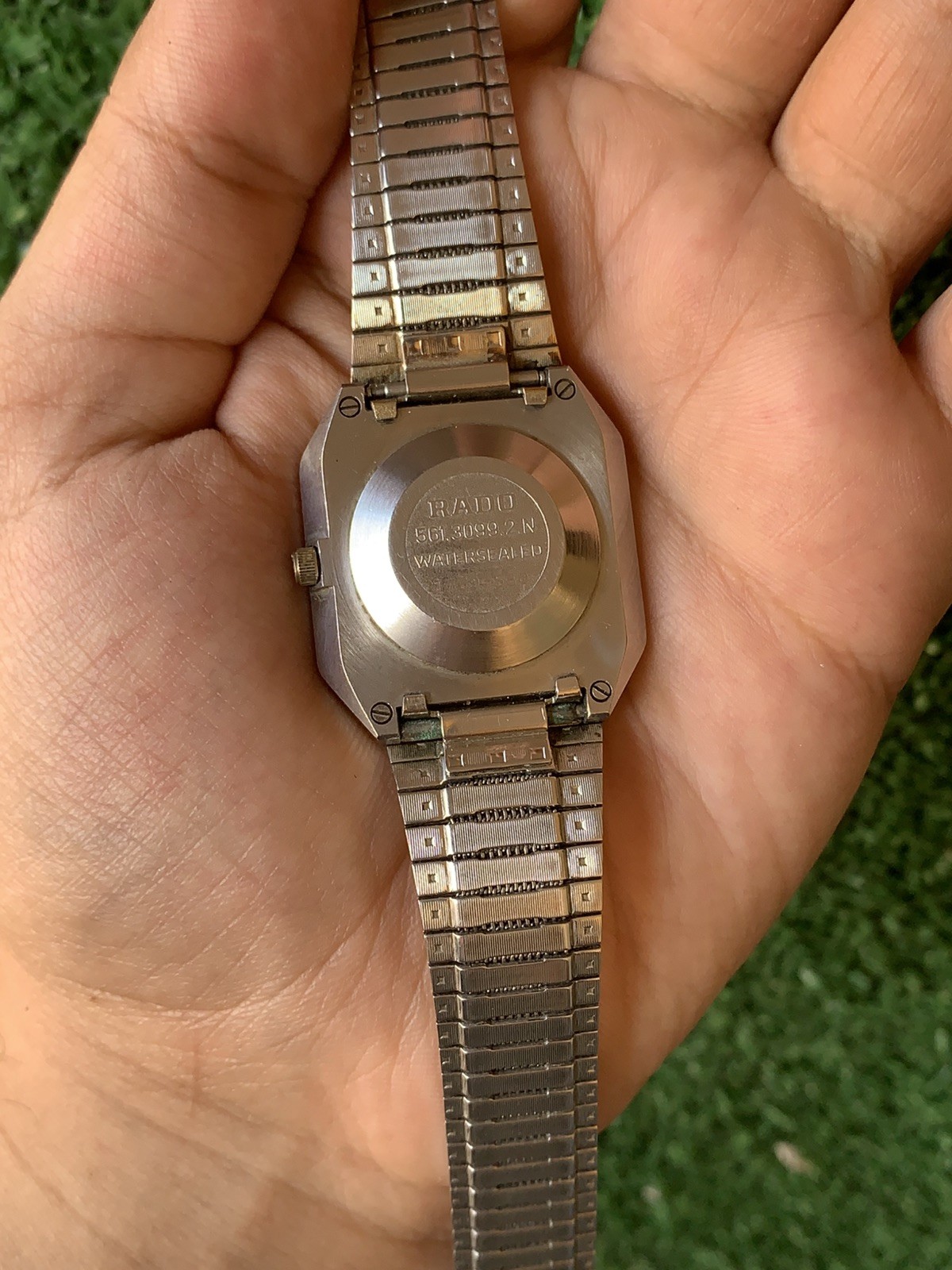 Vintage Rado Automatic Gold-Tone Watch 32mm x 35mm Classic Rectangular Original