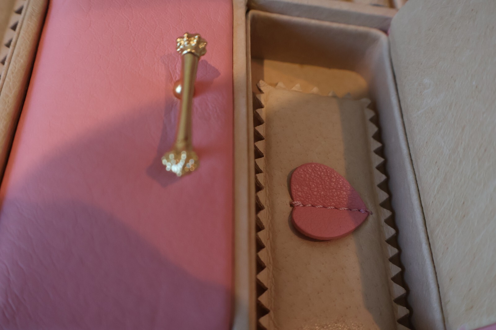 Juicy Couture Light Pink Soft Leather Train Case Jewelry Box & Storage – Vintage