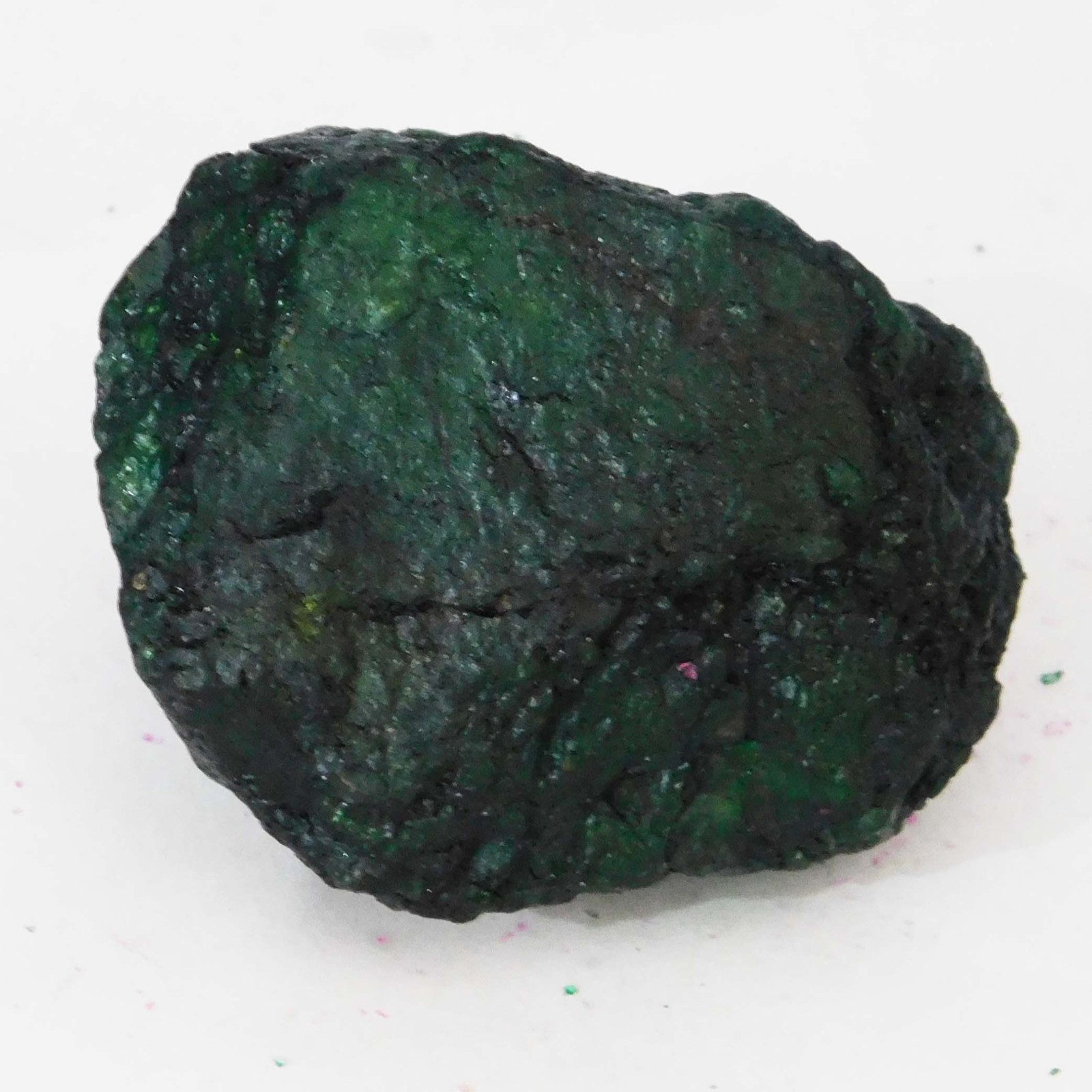 Uncut Natural Green Emerald 75.3 Ct Certified Rough Loose Gemstone Free Delivery