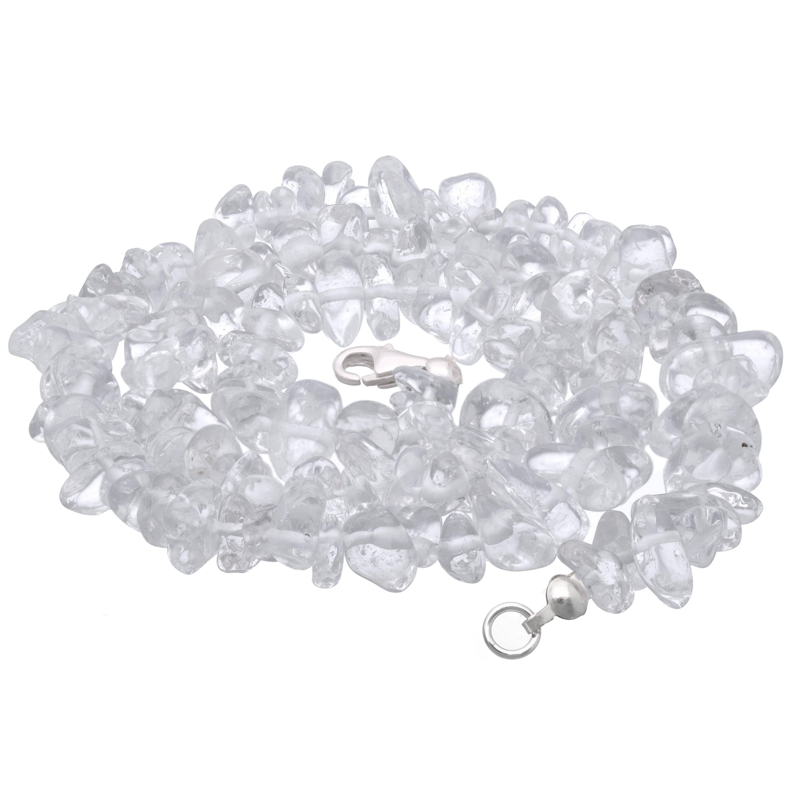 Rock Crystal Sliver Chain 45+5cm Extender Chain | 925 Silver Chain