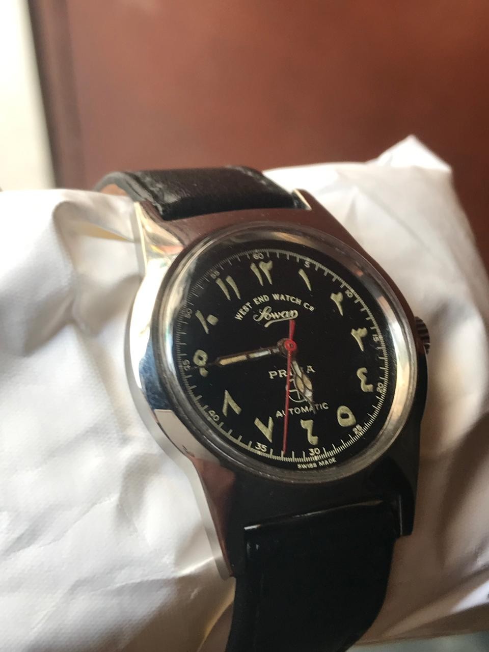 WEST END WATCH CO. SOWAR PRIMA AUTOMATIC K.4289 SWISS MEN’S FULL WORKING VINTAGE