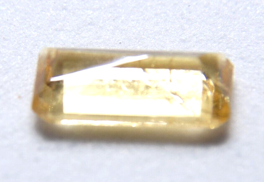 ip20 Imperial Topaz 4.38Bct 7x14x4mm emerald cut from Ouro Preto Minas Gerais
