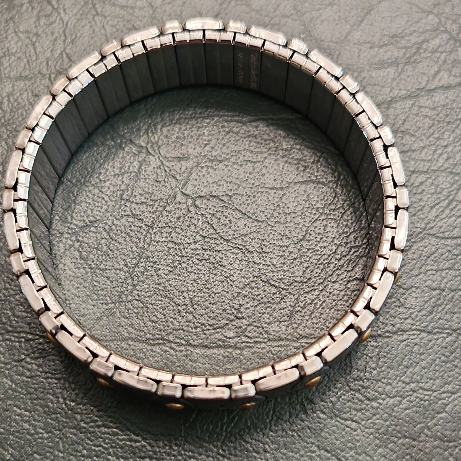 Italy Milor 18K Gold and Stainless Expandable Bracelet