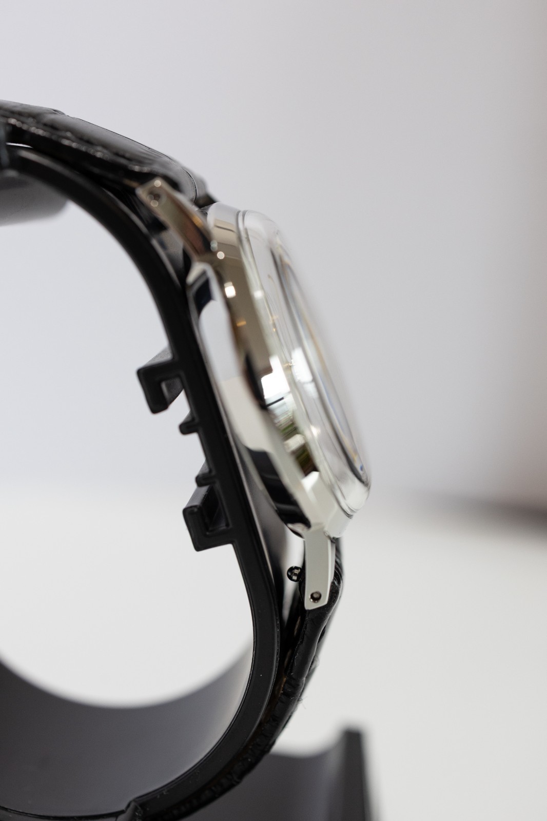 Timex Marlin Quartz 34mm Black Leather Strap Silver Dial Watch TW2Y37600VQ