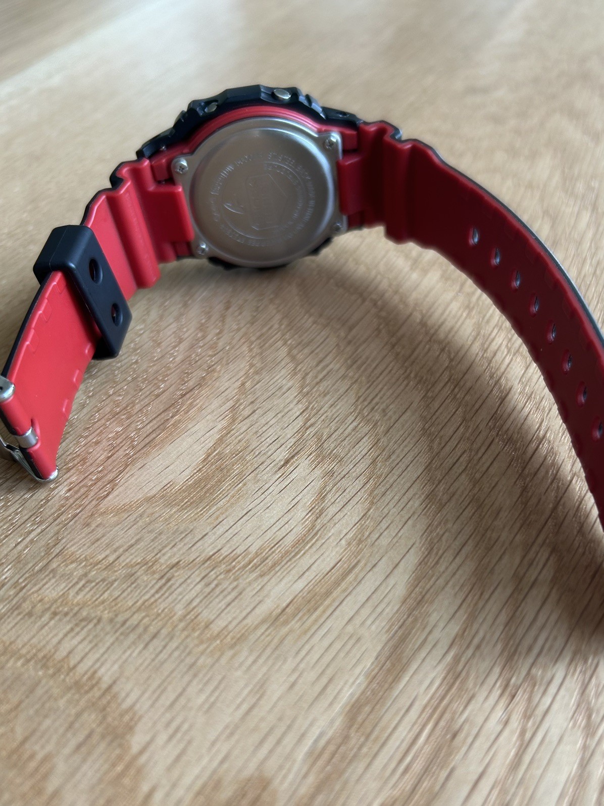 CASIO WATCH G-SHOCK DW-5600HR BLACK & RED HERITAGE SERIES 3229 WATER RESISTANT