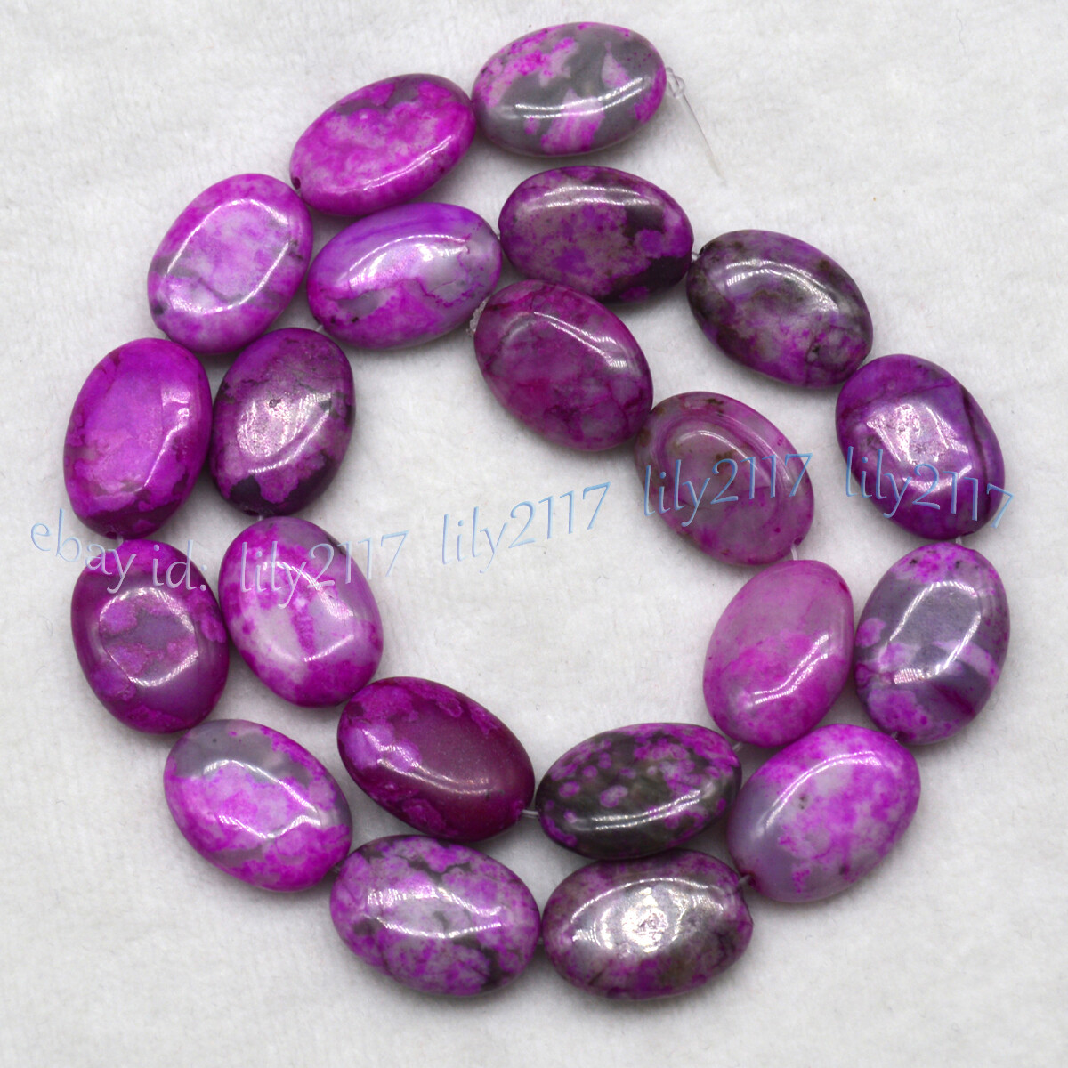 13x18mm Natural Gemstone Jade Jasper Oval Egg Shaped Loose Beads 15” Strand