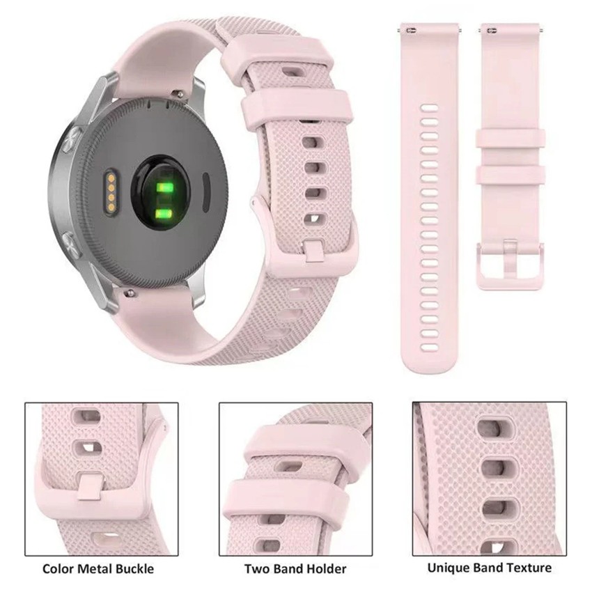 Replacement Sport Strap for Garmin Vivoactive 5 4 4S 3 Venu 3 3S 2S Vivomove 3