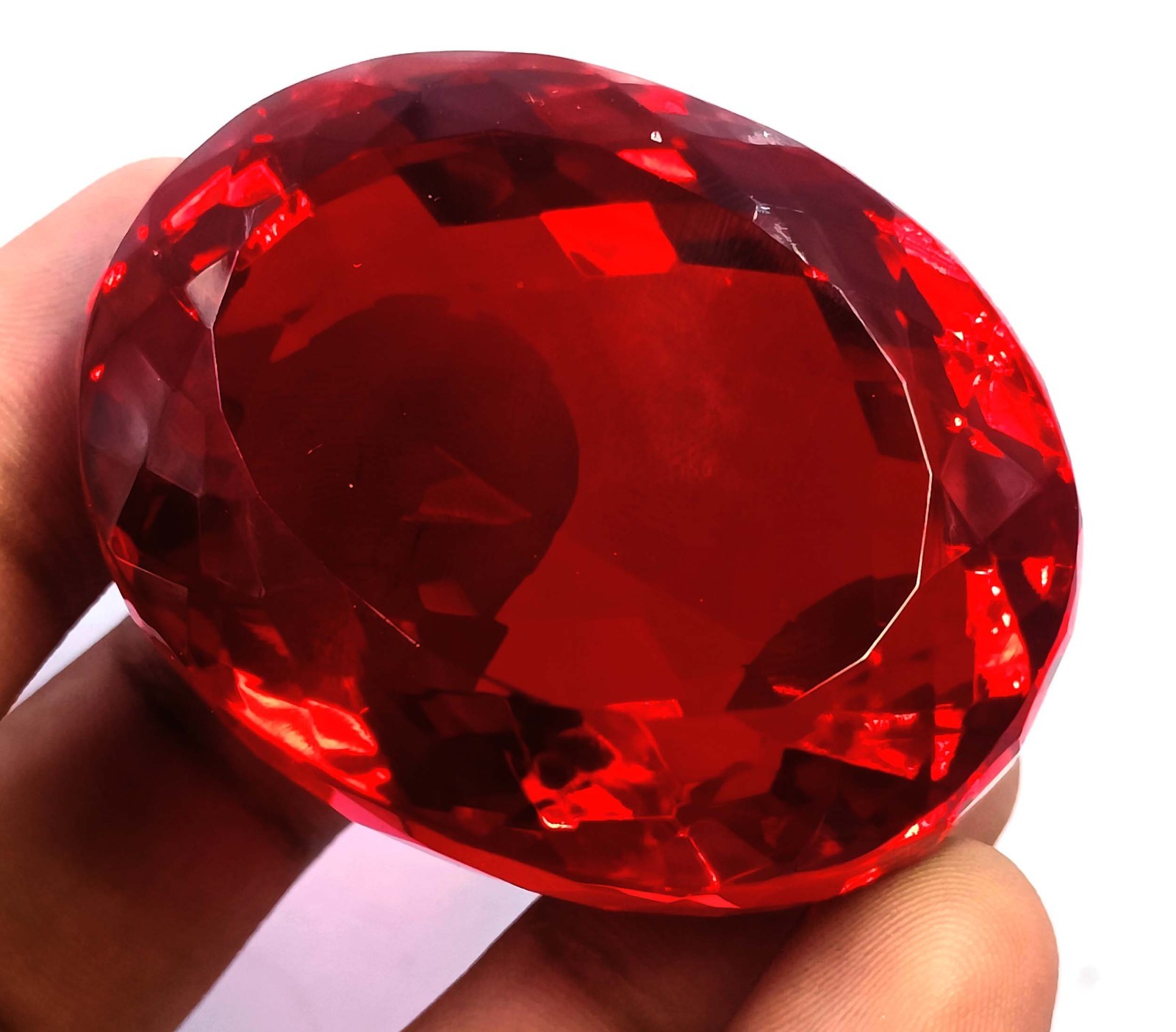 Brilliant Quality 403.0 Ct Natural Red Ruby Oval Shape IGL Gemstone 6FHR