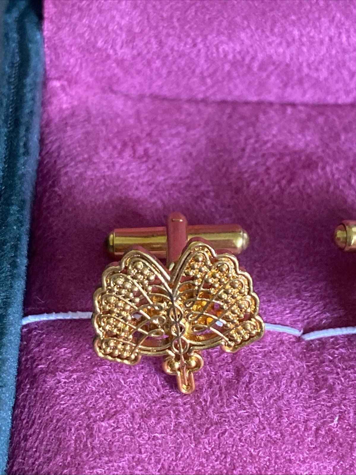 Vintage Raffles Hotel Singapore Cufflinks Made In England in Original Box
