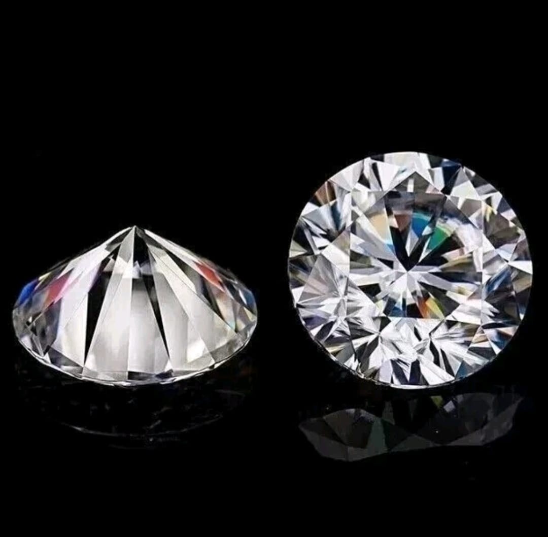 5 CT D Color Round Cut VVS1 Clarity Lab Grown Diamond 11.50MM Gemstone + Gift