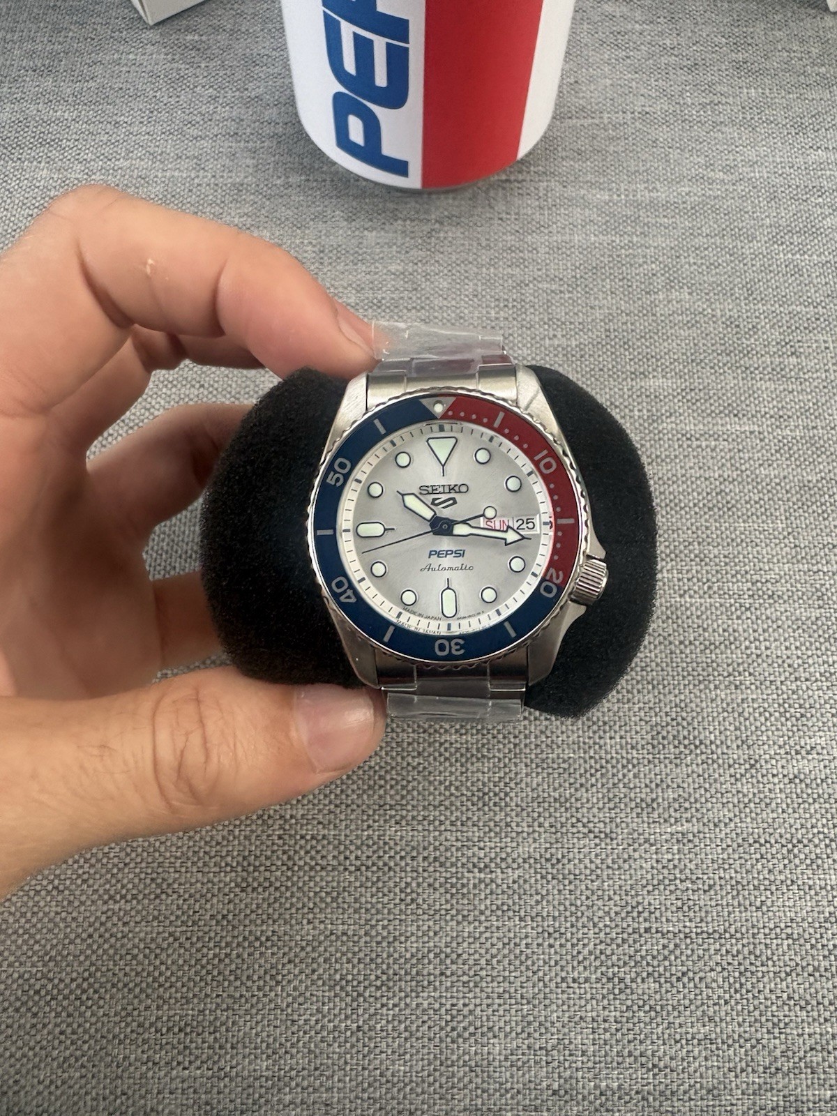 Seiko 5 Sports x Pepsi Limited Edition – SRPL99 – Seiko Pepsi Silver New/Unworn