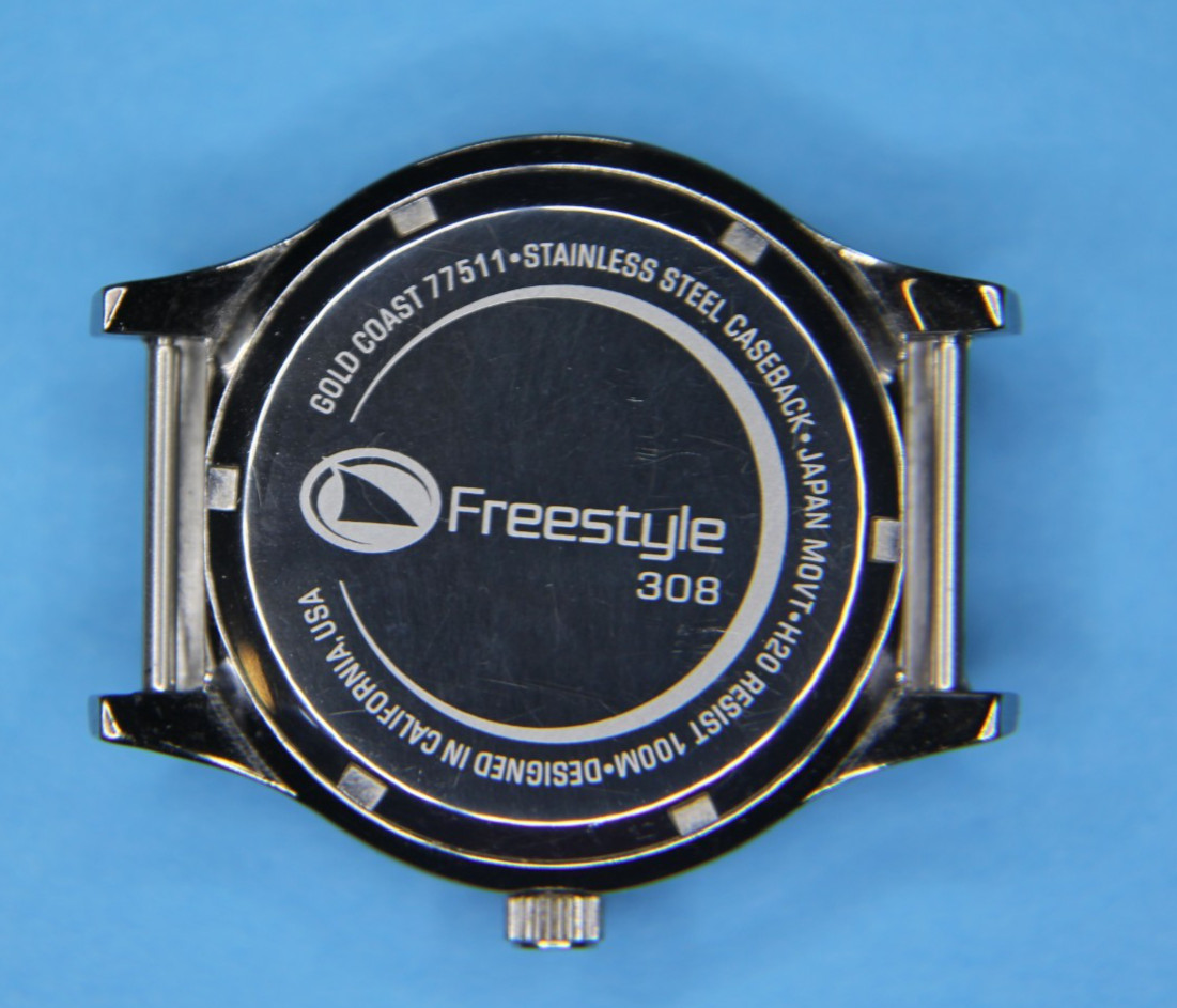 NICE Shark Freestyle 308 Diver Style 100M Metal Case Analog Watch Rotating Bezel