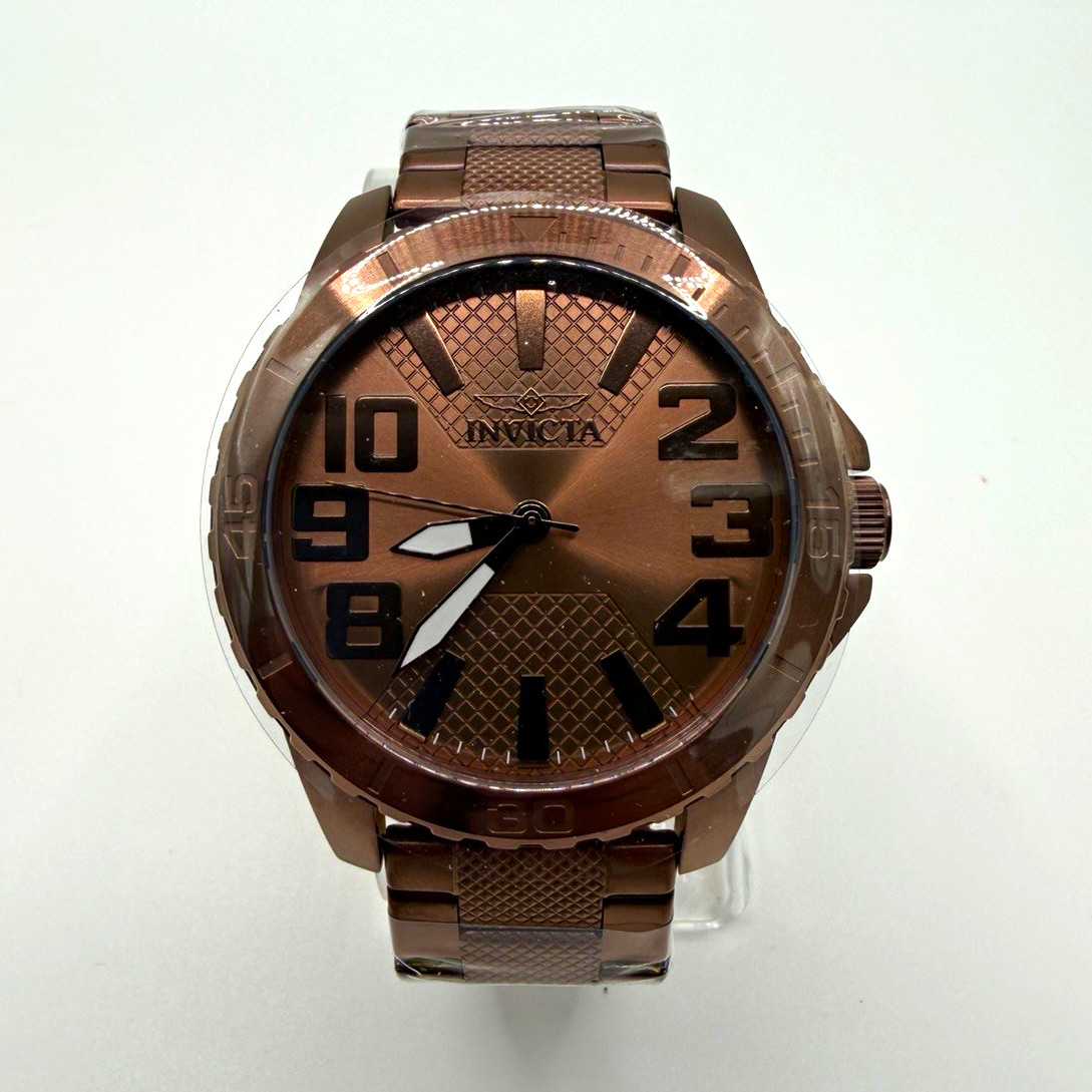 Invicta Speedway Valor 48mm Rubbed Bronze Stainless Steel