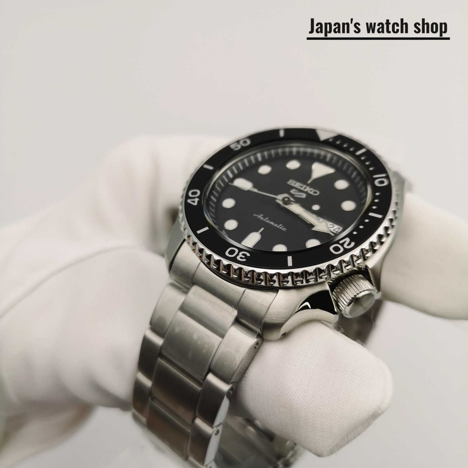 SEIKO 5 SPORTS SBSA005 Black Mechanical Automatic Men’s Watch New in Box