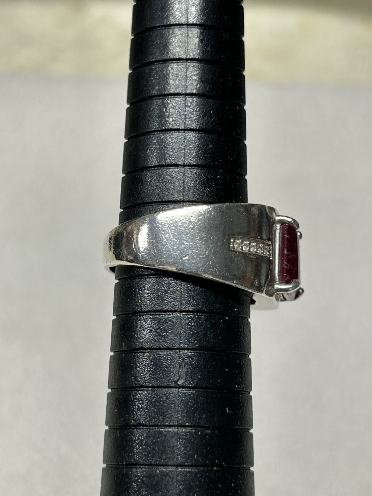 Designer Bangkok Ratnaraj Jewelers 925 Ring Band Size 9-9.5, 8.56g