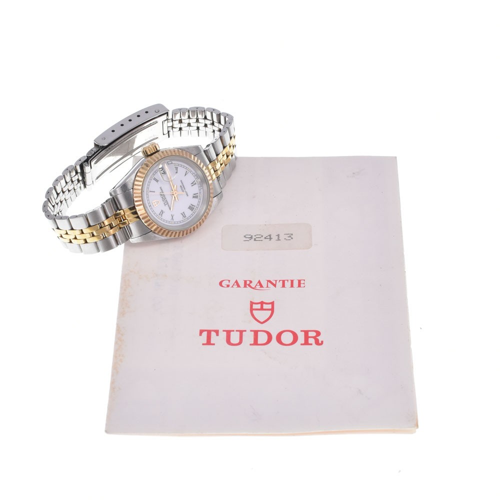 with paper TUDOR Oyster Princess Date 92413 Automatic Ladies Watch N#148630