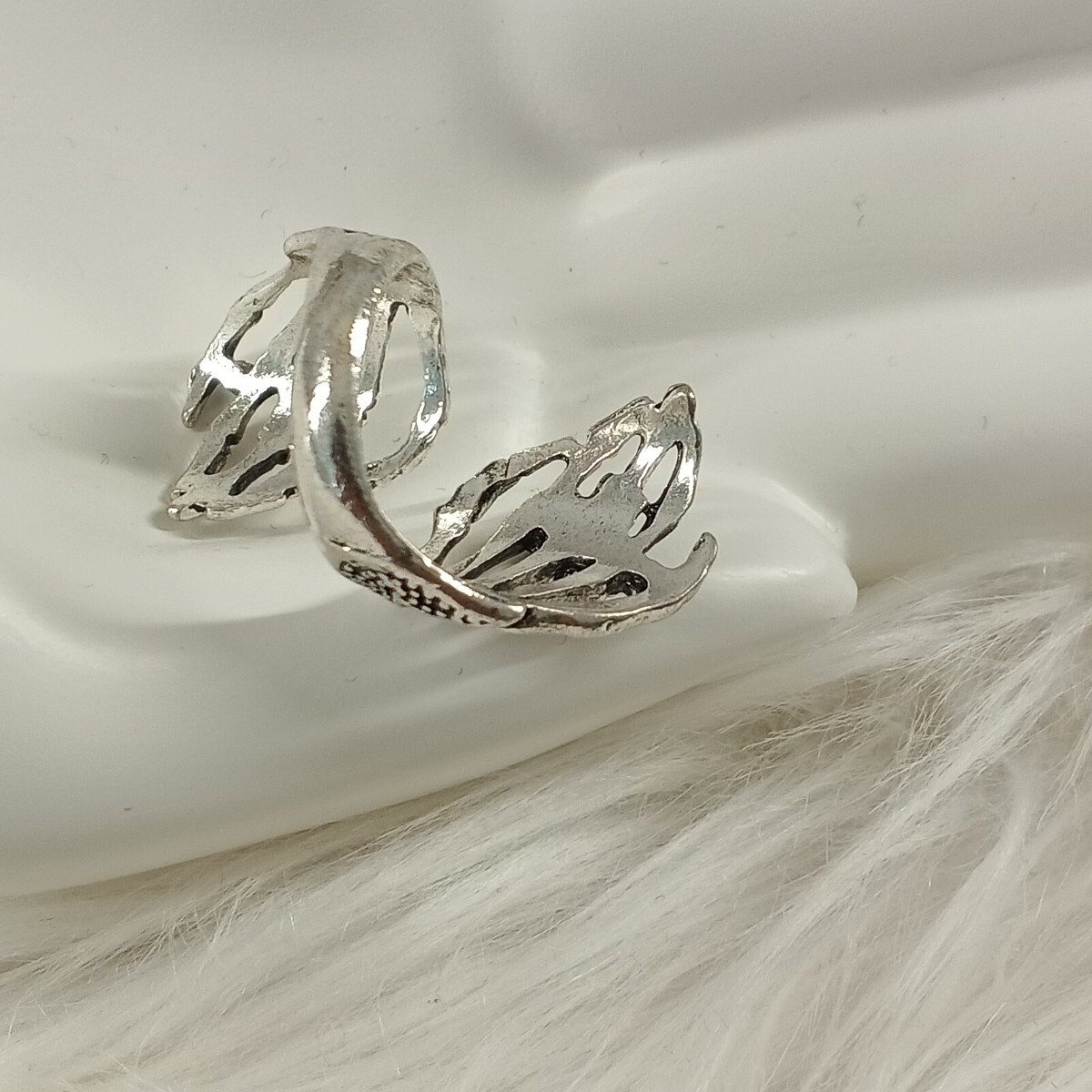 Men’s Halloween ring size 6.5 alloy silver plated tarnish Fashion Jewelry