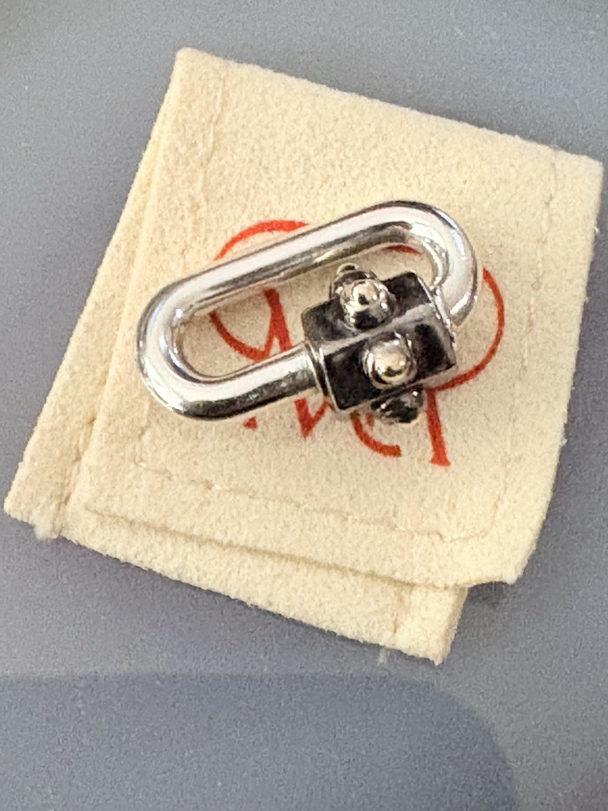 Marla Aaron Gold Ball Chubby Baby Lock from Set 5 Silver And 14K Gold