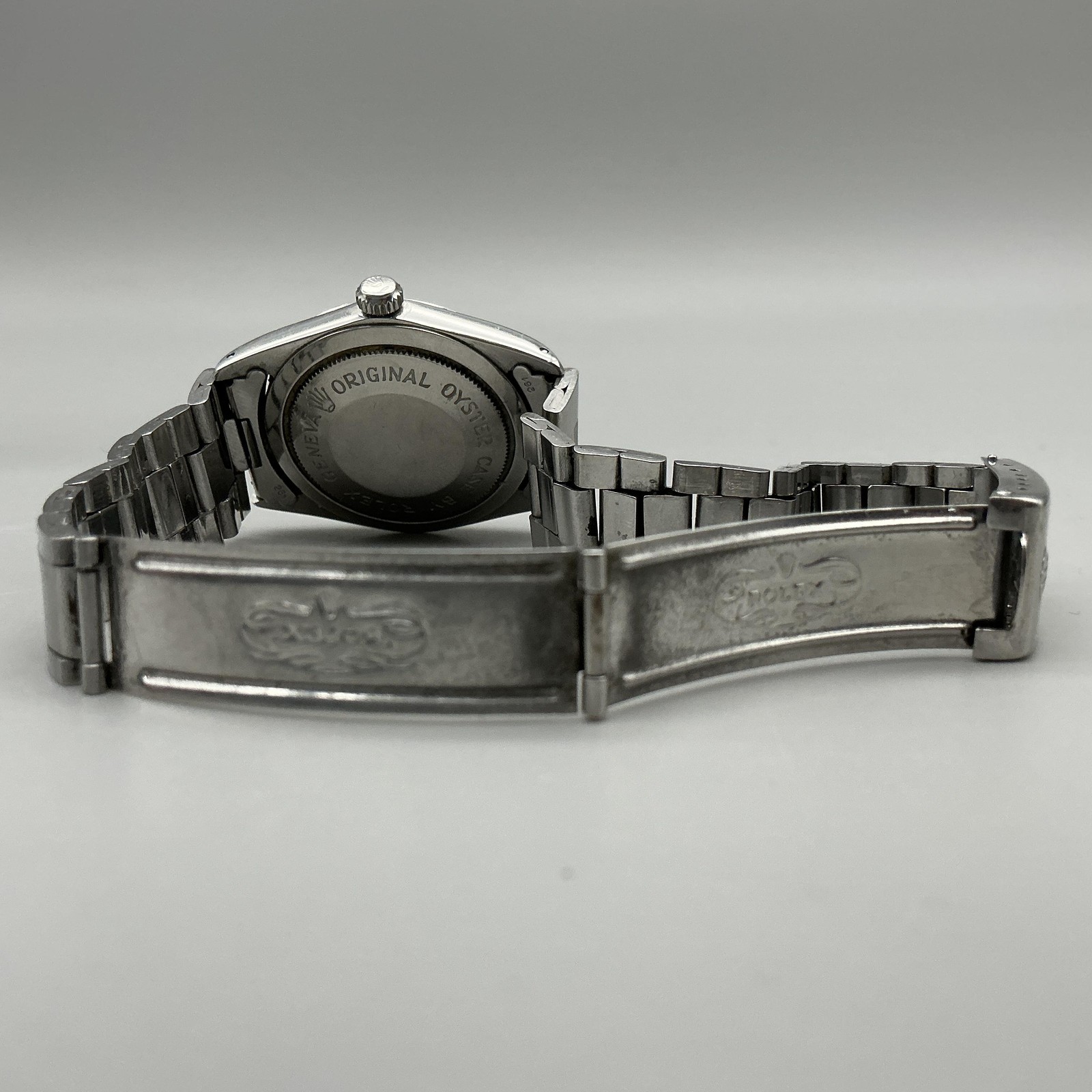Vintage Tudor Prince Oysterdate Mens Watch 33mm Blue Dial Oyster Automatic 7.5″