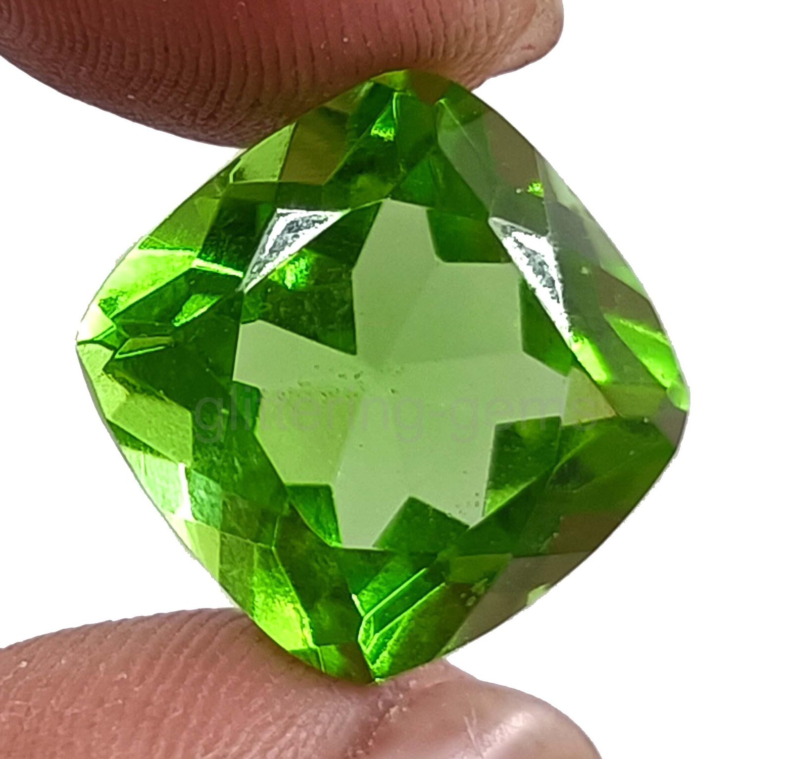 11.60 Ct Cushion Cut IGL Certified Zambian Natural Green Emerald Loose Gems 5MST