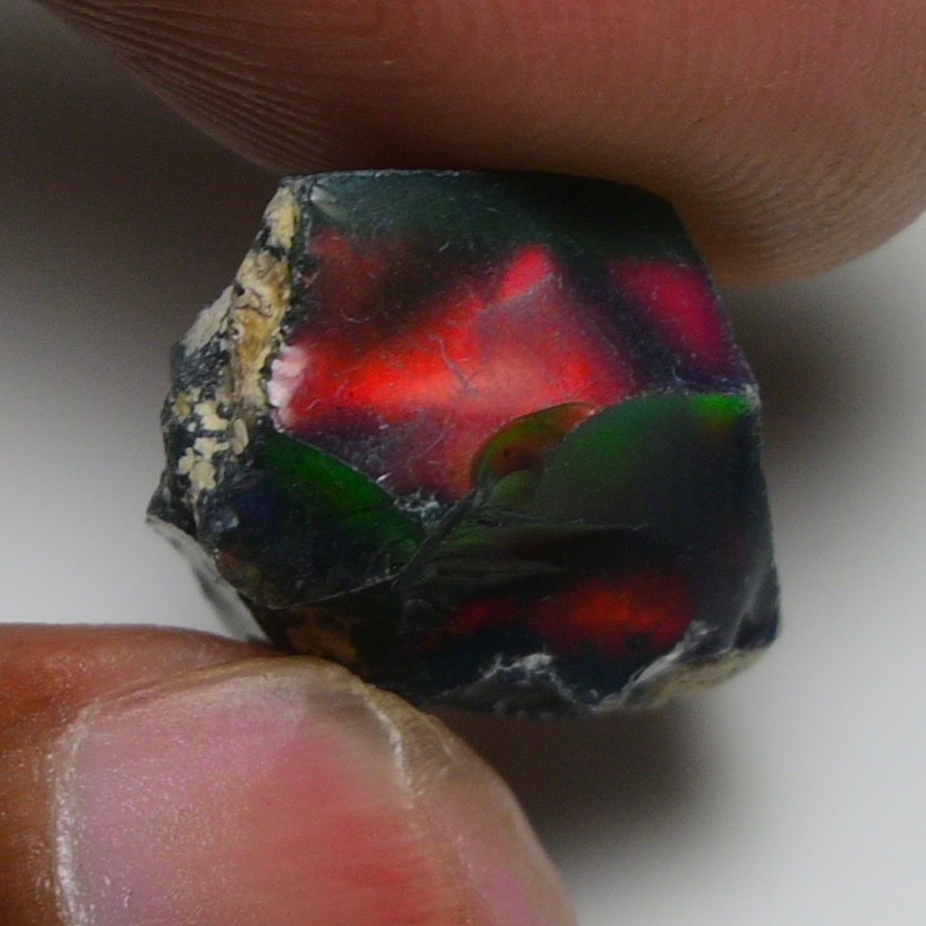 Natural Ethiopian Black Opal Rough 8.90 Ct – Ideal for Jewelry, Welo Fire Opal
