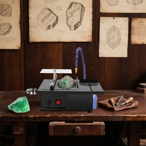 PortableTable Saw,Gem Jewelry Rock Polishing Tool,Jade Cutting Carving Machine