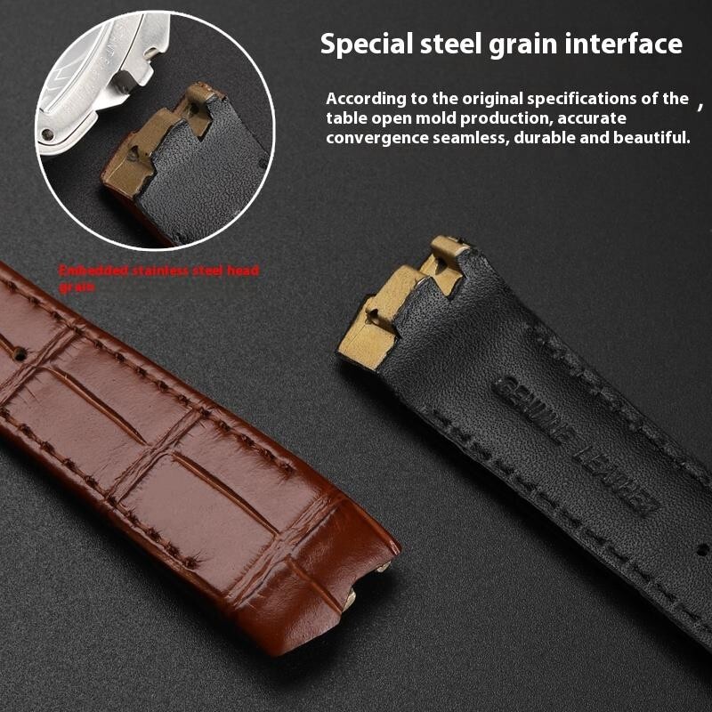 For Hamilton Ventura H24595334 H24583334 H24525334 Gneuine Learther Watchband