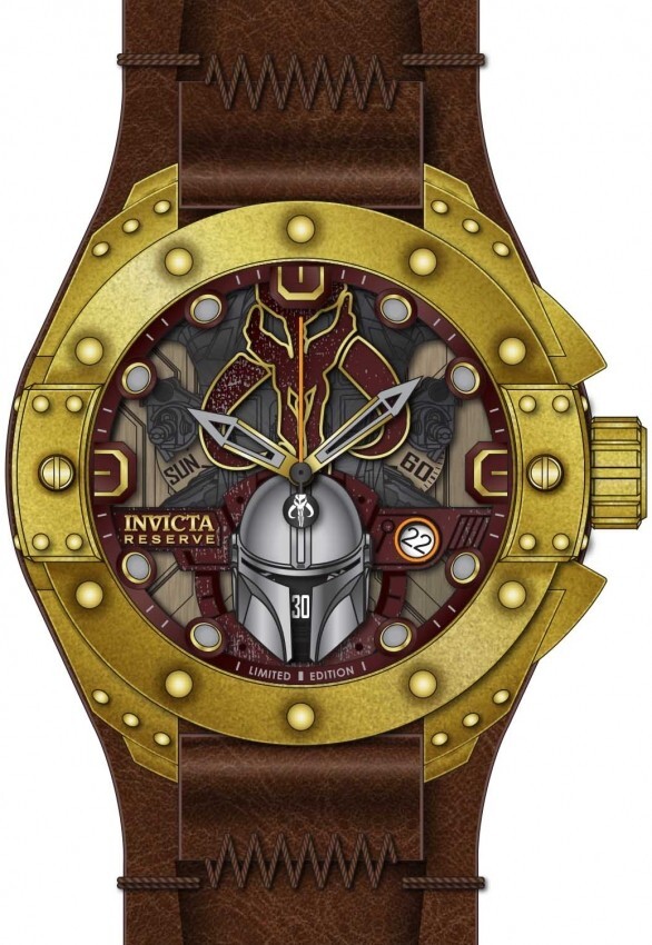 Star Wars, Mandalorian, Watch Model 39762 – Invicta Men’s Watch Quartz-52mm