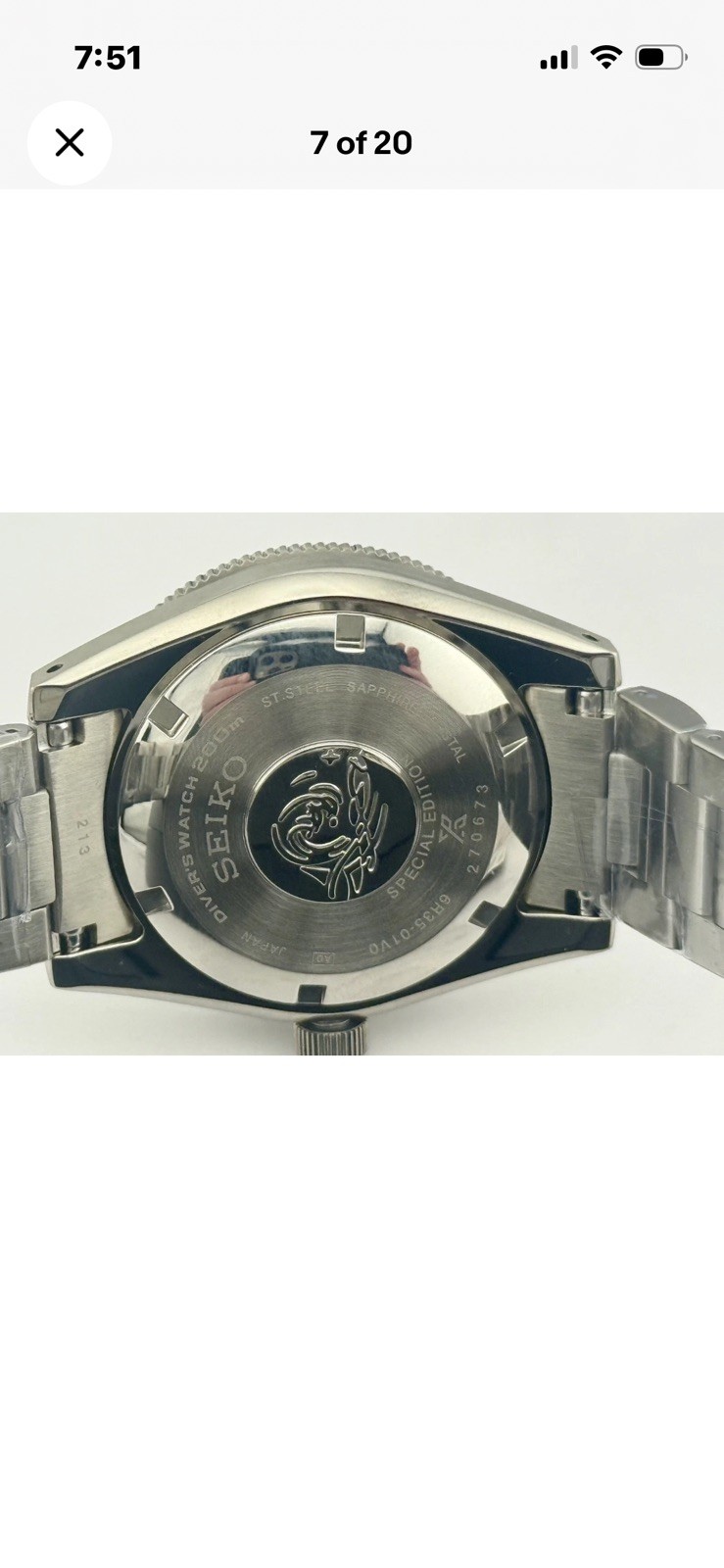 Seiko Prospex Automatic Diver Special Edition Save The Ocean SPB 297J1