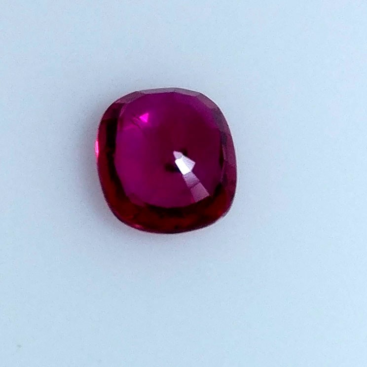 GIT certified 1.06ct Natural unheated untreated Ruby cushion cut AAA collection