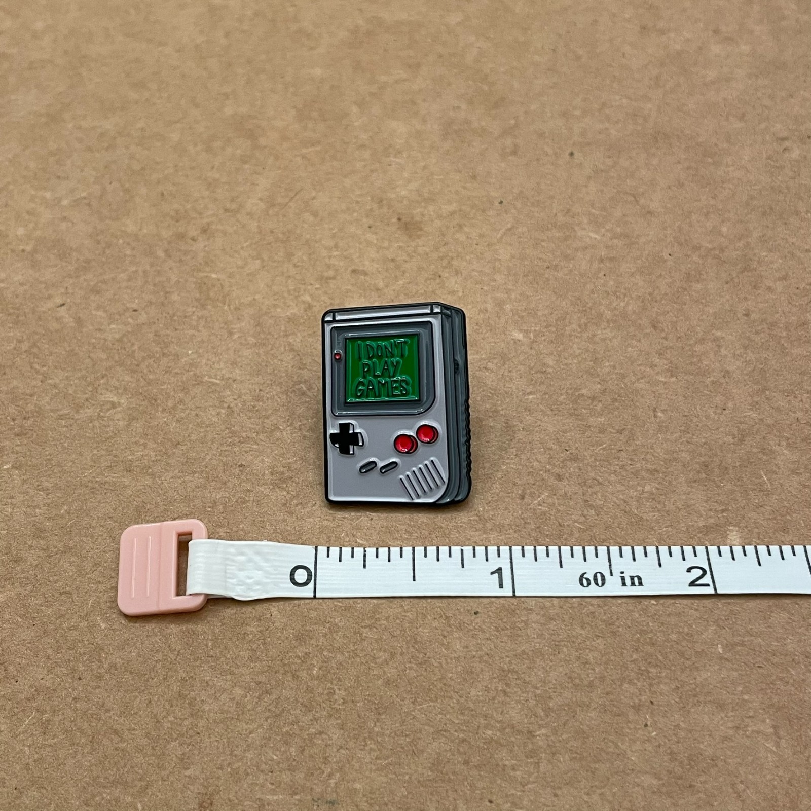 Pin – “I don’t play video games” – Inspired by Game Boy – Retro Style