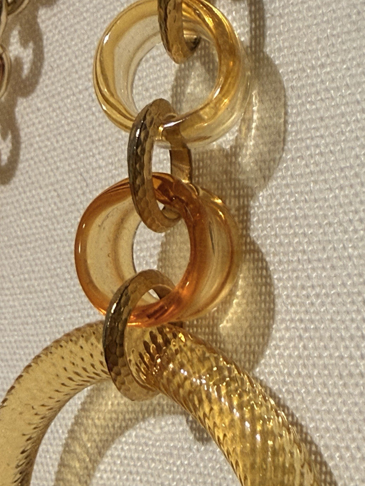 Pair Of Antica Murrina Venezia “Shiva” Italy Glass ESTATE necklaces 24k GP .925