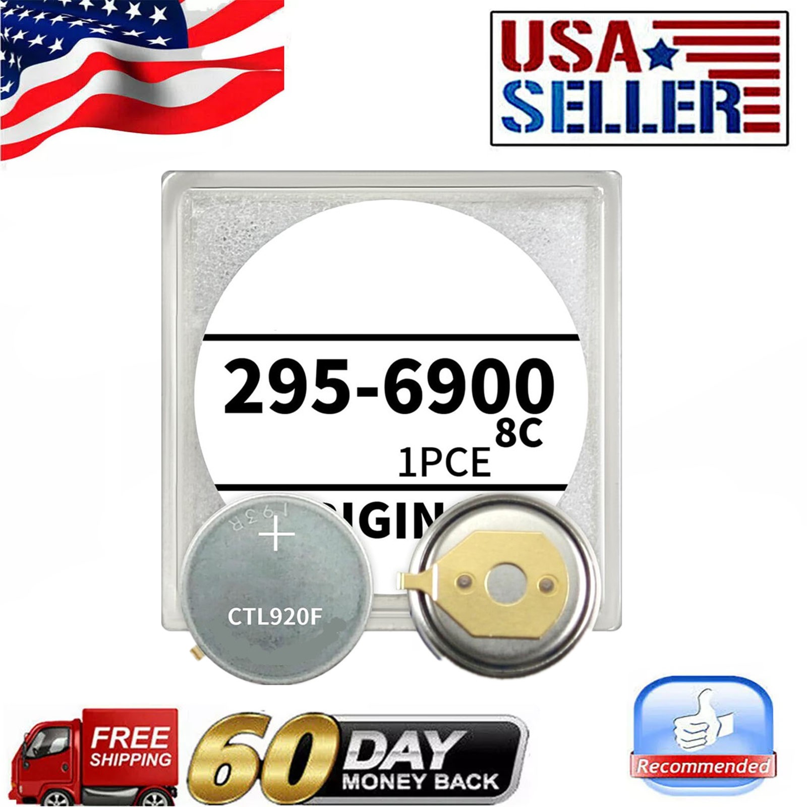 Parts 295-6900 Replacement Battery for Citizen 1Pcs NEW