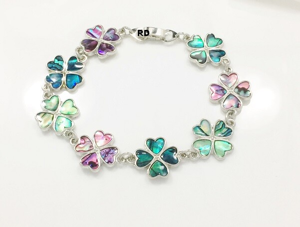 Clover Bracelet multi color Choose from different Sizes