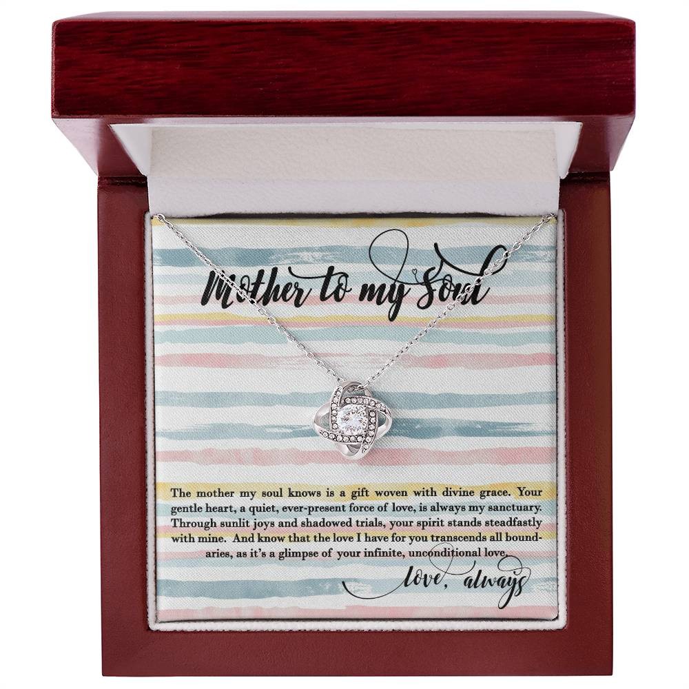 Mother’s Day to My Soul Pendant Necklace Birthday Wife Gift