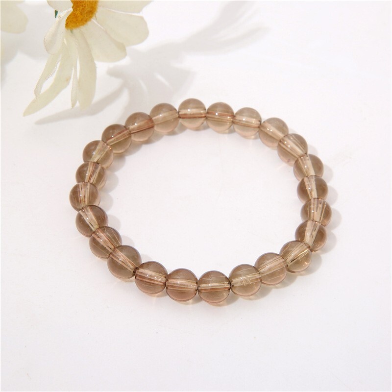 4mm-10mm Natural Gemstone Beaded Stretch Bracelet Crystal Healing Reiki Gifts
