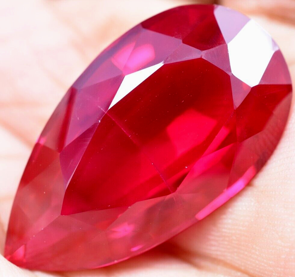 Natural 63.30 Ct Mogok Pink Huge Ruby Sparkling GGL Certified Treated Gemstone