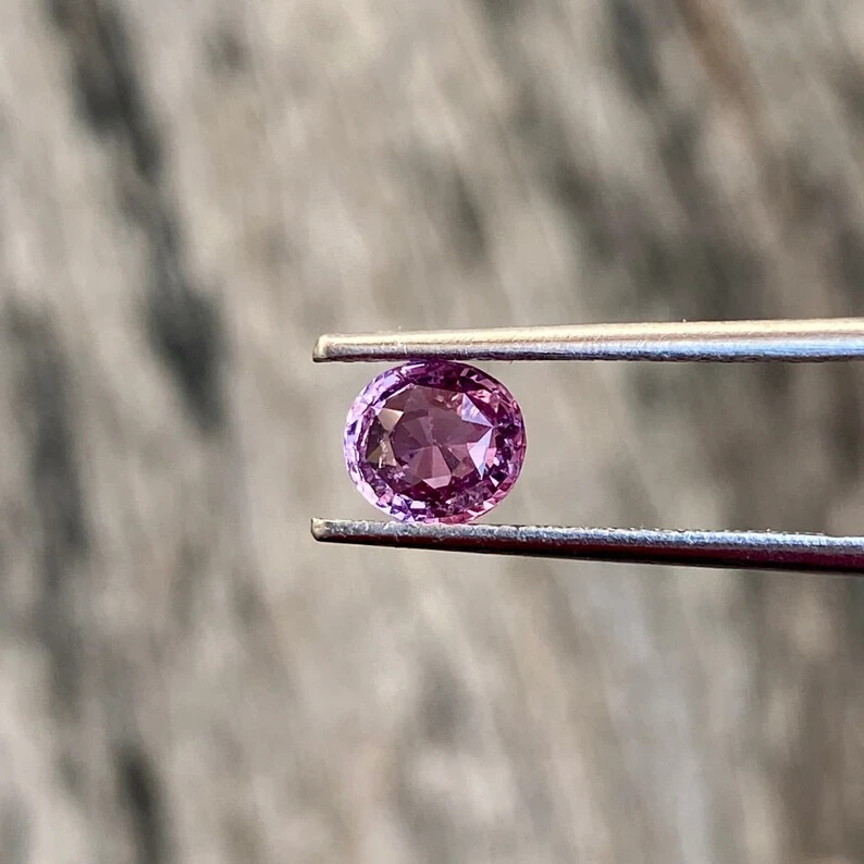 Pink Sapphire Oval Cut Gemstone From Srilankan Mines | Loose Oval Pink Sapphire