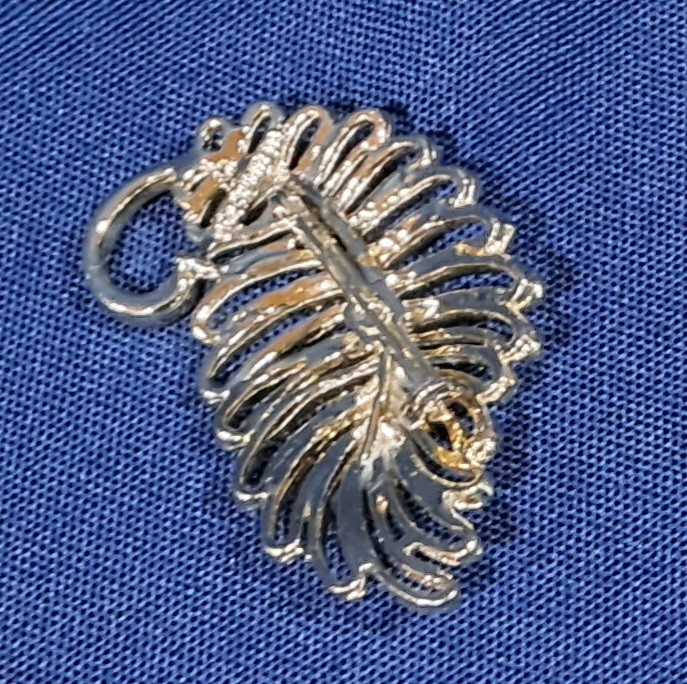 1970’s Gerry’s Cutout Style Gold Tone Signed Leaf Brooch