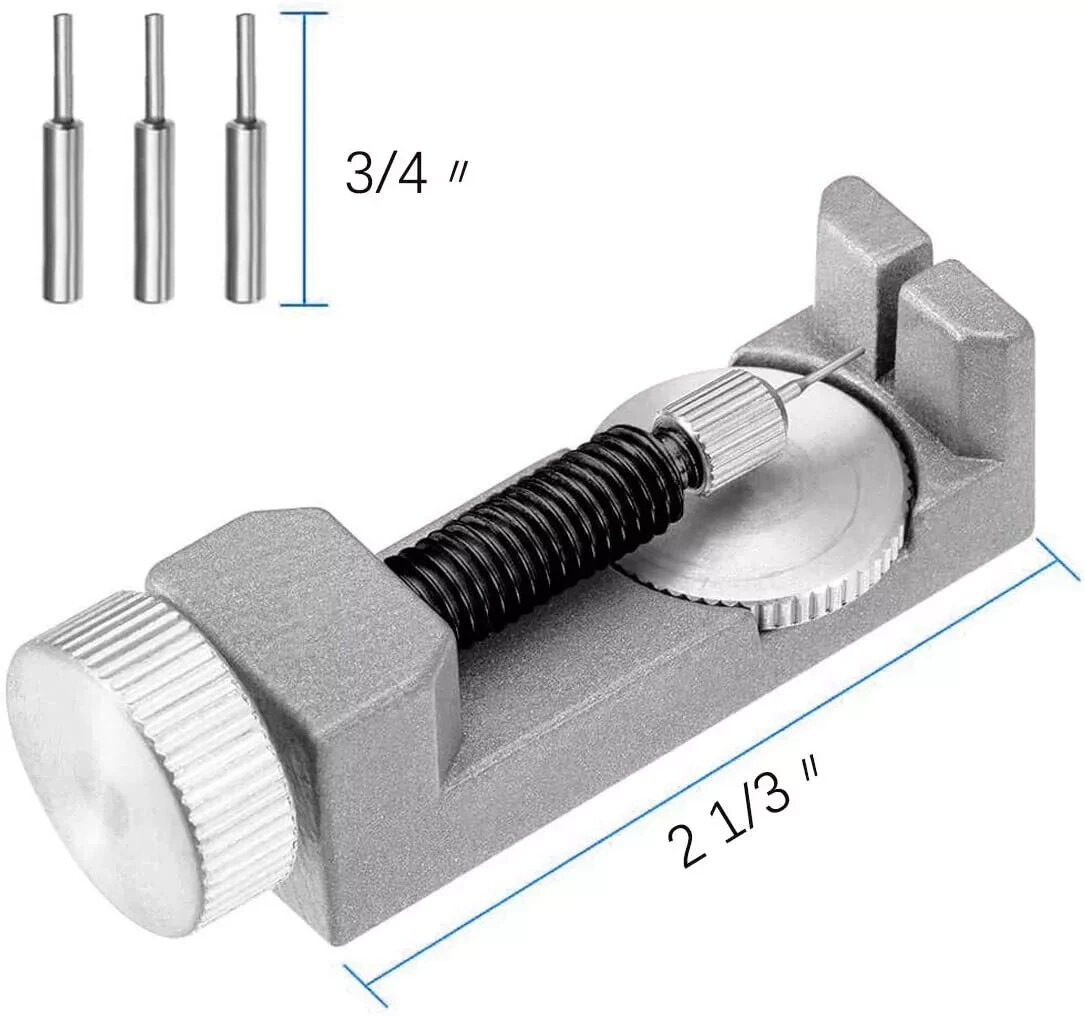 360pcs Watch PINS SPRING BARS Band Strap Link 8-25mm Repair Kit Stainless Steel