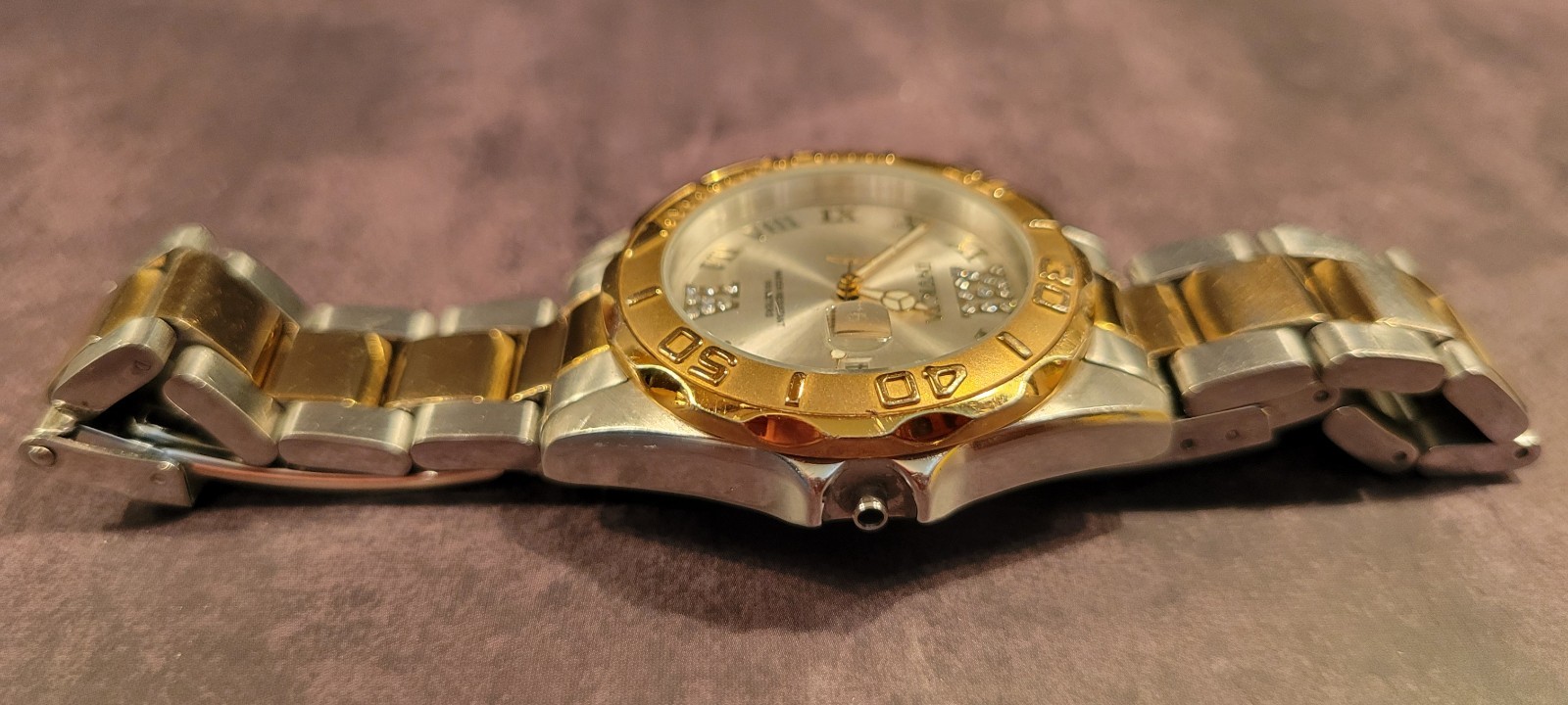 Invicta Pro Divers Watch Links Parts or Repair Two-tone w/ new case box