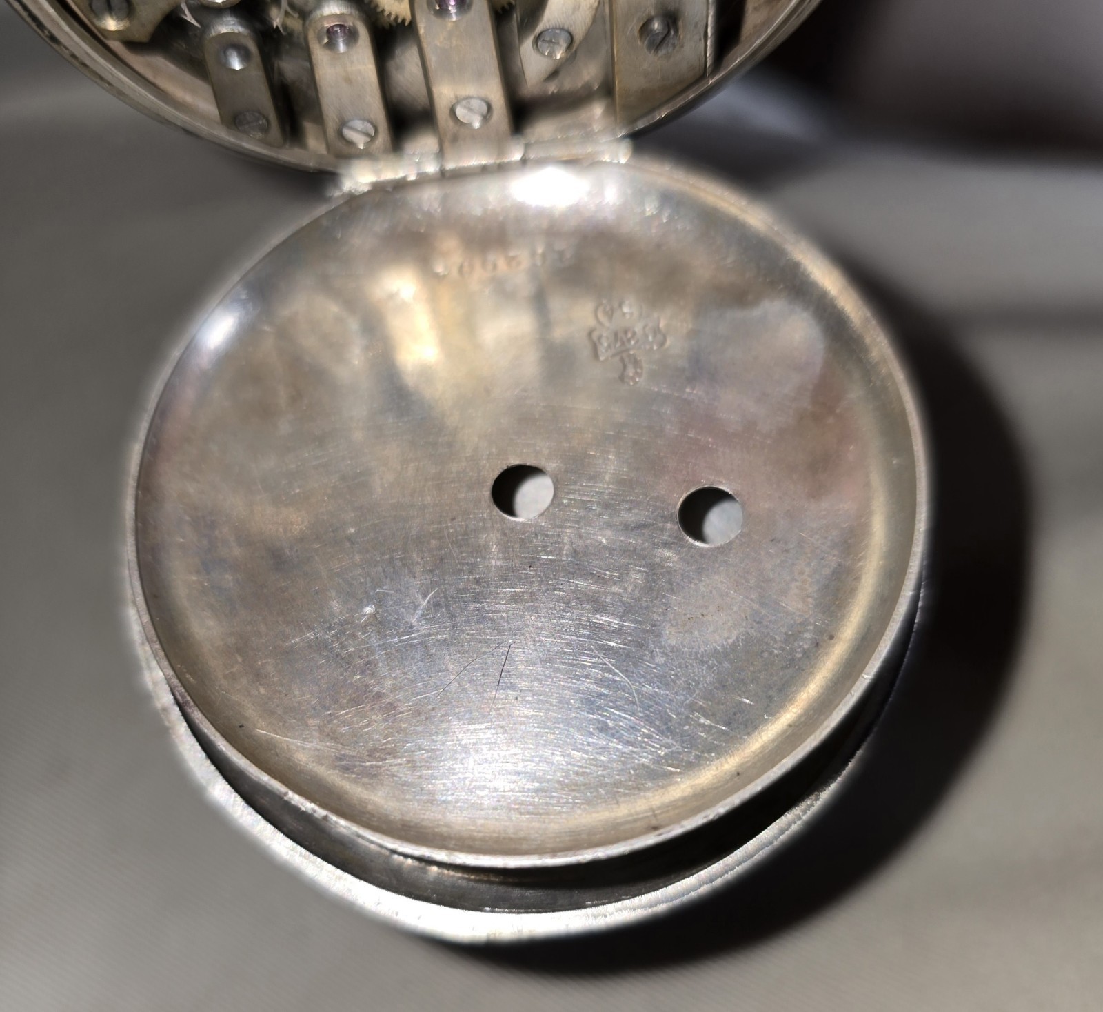 Pocket Watch in Coin Silver No. 1 Case Key Non-working