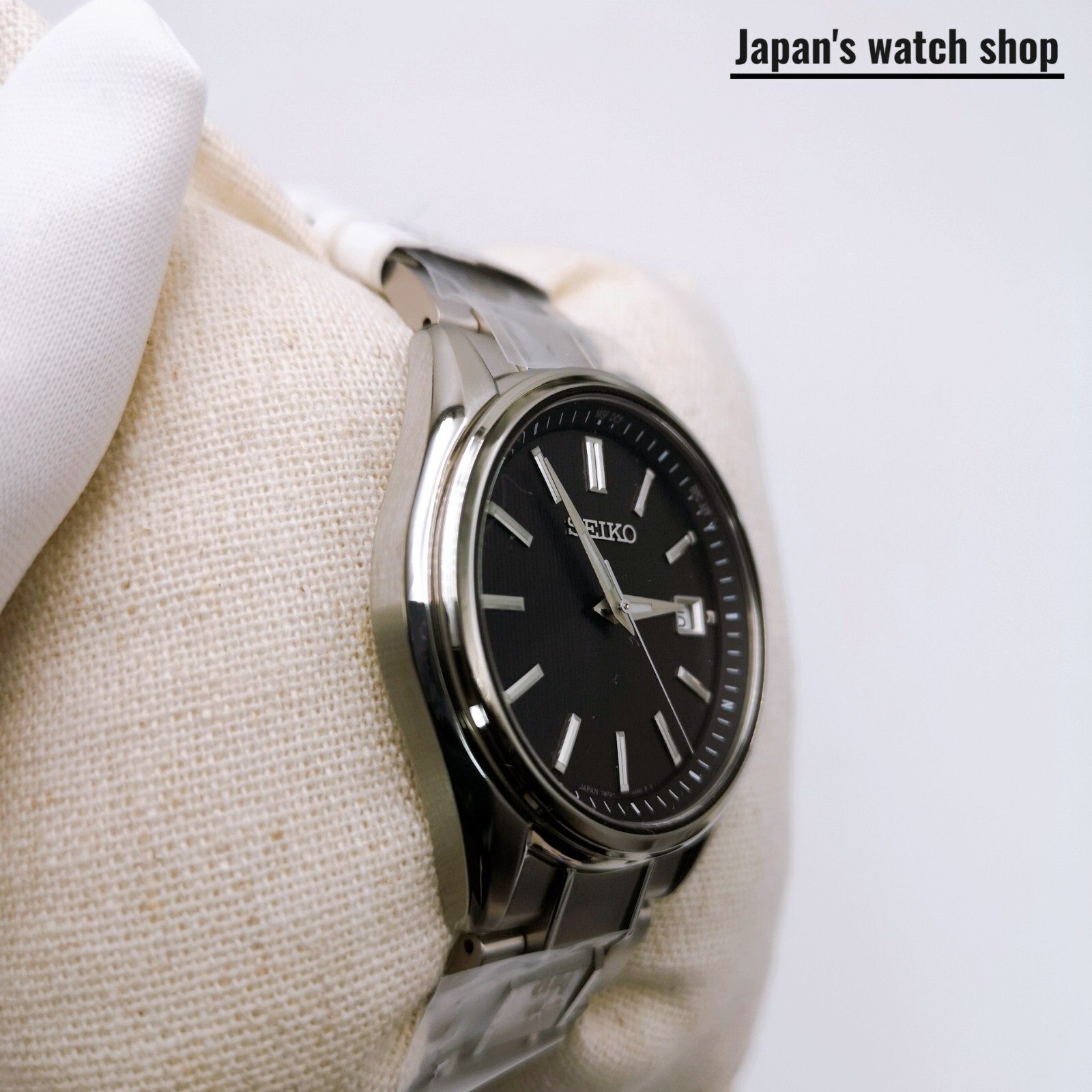 SEIKO Selection S SBTM341 Black Titanium Analog Men’s Watch New in Box