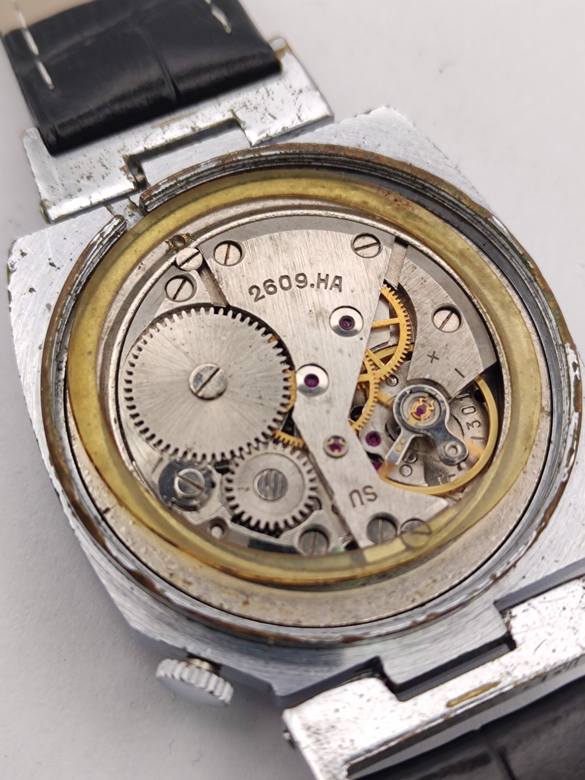 Raketa 2609 Canister Soviet Vintage Mechanical Wristwatch USSR Serviced Watch
