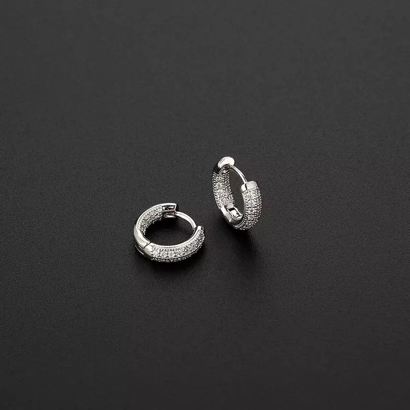Argollas Grandes de Mujer Chapada en Oro 10K Aros Accesorios Regalos Para Mujer