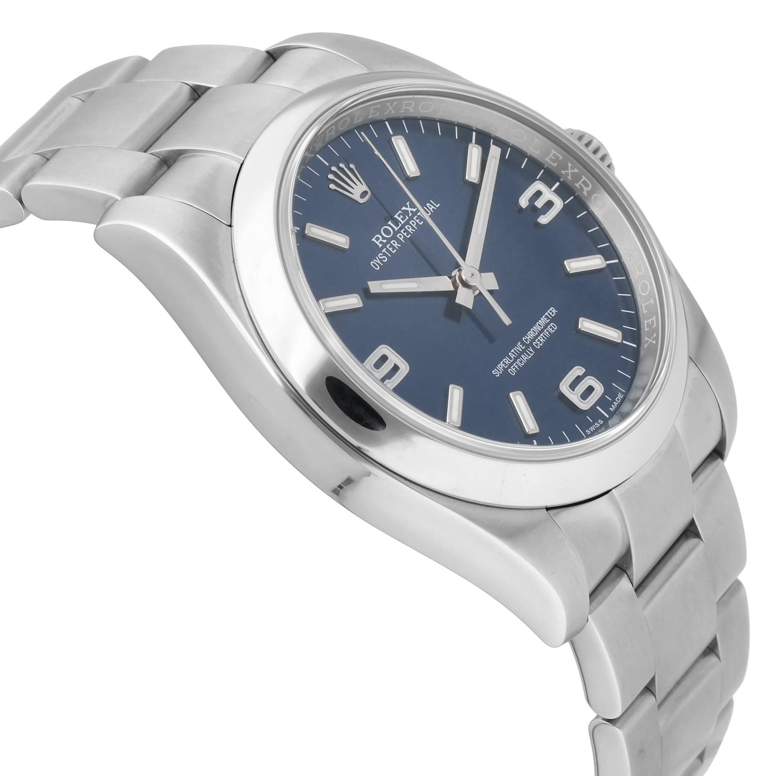 Rolex 2015 Oyster Perpetual Blue Dial 36mm Automatic Men’s Watch 116000