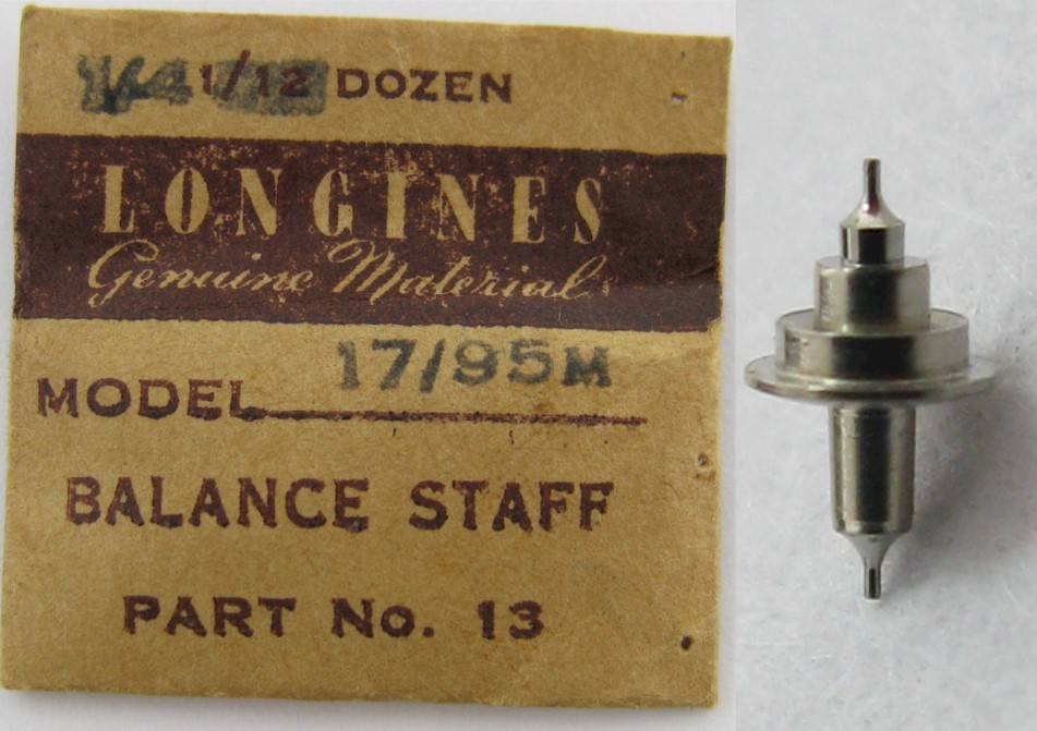 Longines 17.95M / 17.95 M part staff balance #723 * new old stock *
